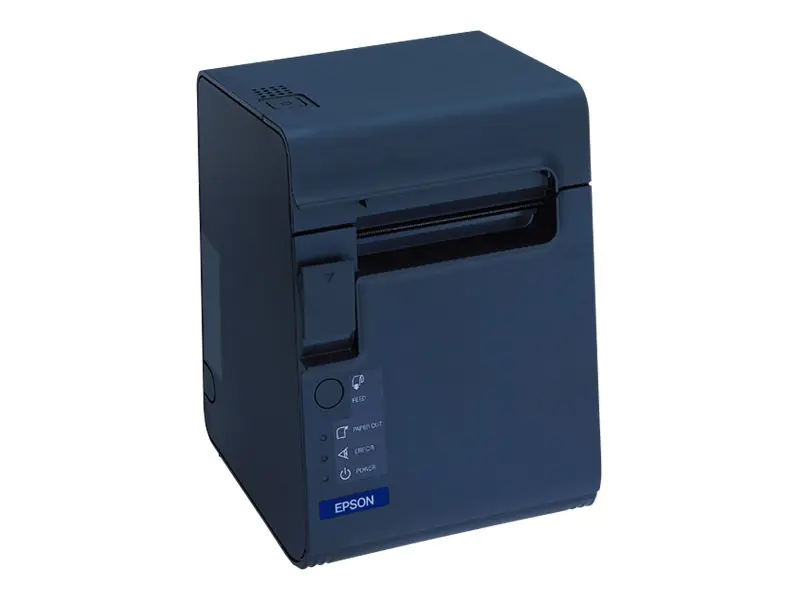 Epson TM L90 - Belegdrucker - Thermozeile - 8 cm Rolle - 203 dpi - bis zu 150 mm/Sek. - USB 2.0, seriell - Cutter - Dunkelgrau