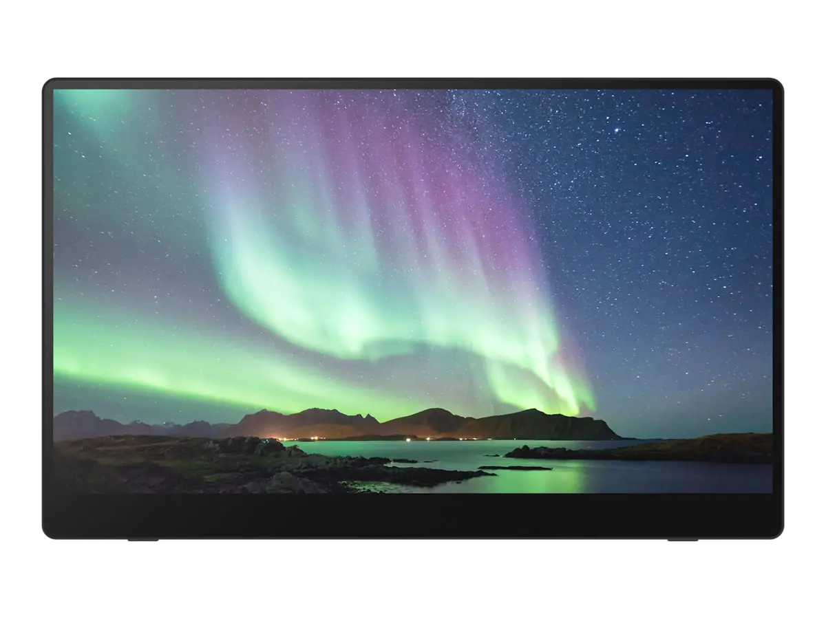 Ricoh 150 - OLED-Monitor - 39.6 cm (15.6") - tragbar - Touchscreen - 1920 x 1080 Full HD (1080p) @ 60 Hz - 300 cd/m² - 100000:1 - 1 ms - 2xUSB-C - Lautsprecher