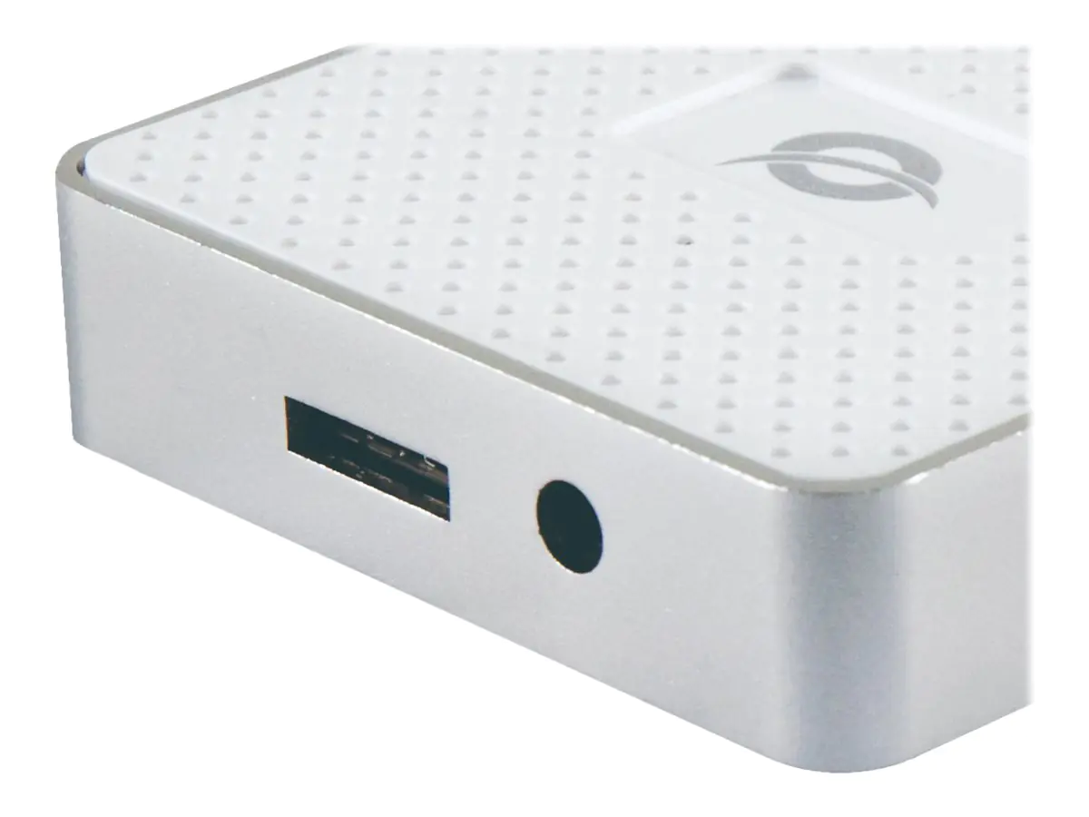 Conceptronic USB-Hub 4-Port 3.0 ->4x3.0 m.Netzteil ws - Hub