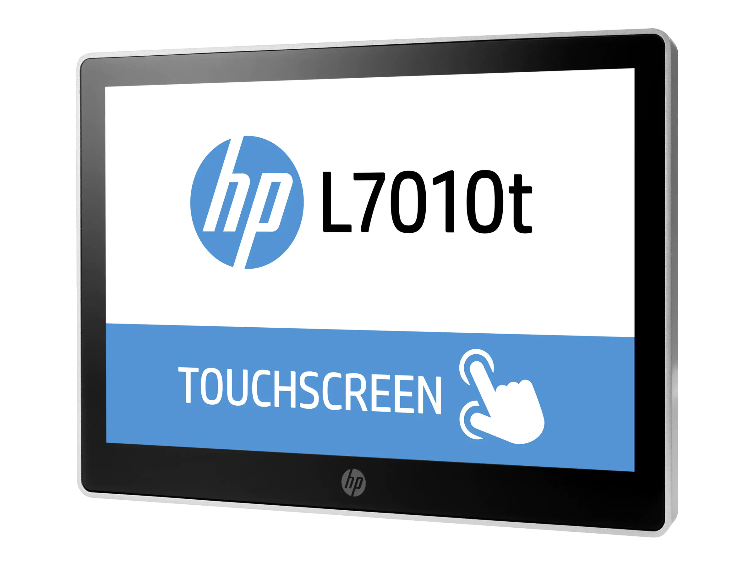 HP L7010t Retail Touch Monitor - LED-Monitor mit KVM-Switch - 25.7 cm (10.1") (10.1" sichtbar) - Touchscreen - 1280 x 800 @ 60 Hz - TN - 220 cd/m² - 800:1 - 30 ms - DisplayPort - HP Black, Asteroid - für HP t640; RP9 G1 Retail System 9118
