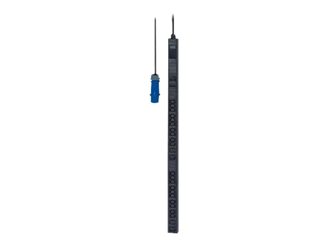 APC Easy Basic Rack PDU EPDU1132B - Stromverteilungseinheit (Rack - einbaufähig) - Wechselstrom 200/208/230 V - 7360 VA - Eingabe, Eingang IEC 60309 2P+E - Ausgangsanschlüsse: 24 (20 x IEC 60320 C13, 4 x IEC 60320 C19) - 0U - 3 m Schnur - Schwarz - für P/