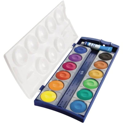 Pelikan Deckfarbkasten 720250 12 Farben und Deckweiß 735 5/12 Pelikan Deckfarbkasten 720250 12 Farben und Deckweiß 735 5/12