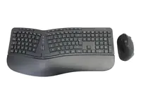 Conceptronic Wireless Keyboard+Mouse ergo Layout deutsch sw Conceptronic Wireless Keyboard+Mouse ergo Layout deutsch sw