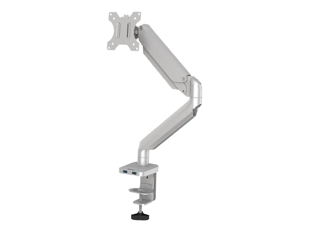 Fellowes Platinum Series - Befestigungskit - einstellbarer Arm - für Monitor - Aluminium - Silber - Bildschirmgröße: bis zu 68,6 cm (bis zu 27 Zoll) 8056401