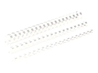 Fellowes Plastikbinderücken COMB 5346206 12mm weiß 100 St./Pack.
