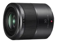 Panasonic Lumix H-HS030E - Makro-Objektiv - 30 mm - f/2.8 G ASPH. - Micro Four Thirds - für Lumix DC-BGH1; Lumix G DC-G100, G110, G90, GF10, GF90, GH5M2, GH6, GH6L, GX880, GX9, GX9H