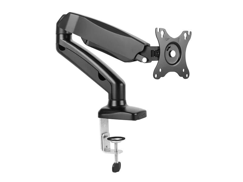 equip - Befestigungskit (Klammer, Tischplattenbohrung) - Gasfeder - für Flatpanel/Curved LCD-Display - interactive - Kunststoff, Aluminium - Schwarz - Bildschirmgröße: 43.2-81.3 cm (17"-32") - Tischmontage