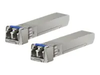 UbiQuiti U Fiber Single-Mode - SFP+-Transceiver-Modul - 10 GigE - LC Single-Modus - bis zu 10 km - 1310 nm (Packung mit 20)