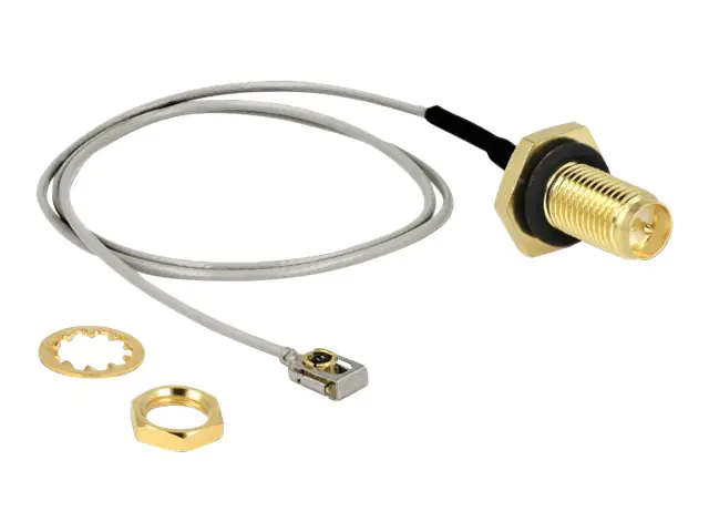 Delock Antennenkabel - RP-SMA weiblich Bulkhead 90292