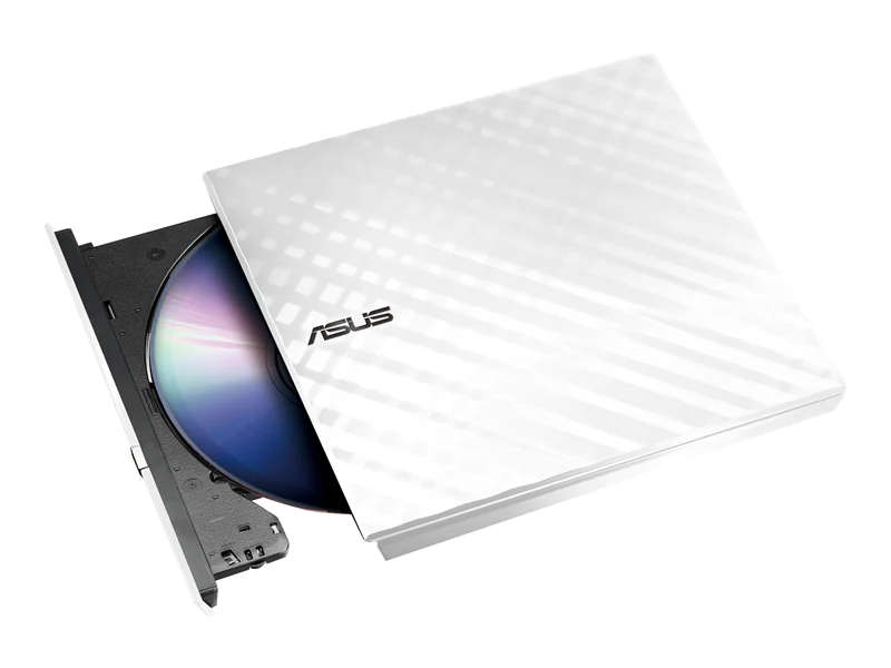 ASUS SDRW-08D2S-U LITE, Weiß, Ablage, Horizontal, Desktop / Laptop, DVD±RW, USB 2.0 90-DQ0436-UA221KZ