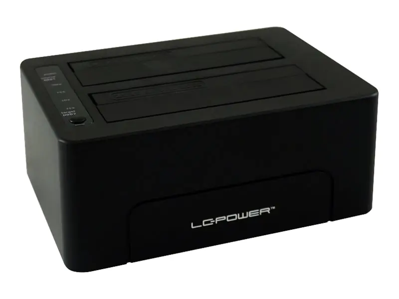 LC Power LC-DOCK-C - HDD-Dockingstation mit Ein/Aus-Schalter Schächte: 2 - 2,5" / 3,5" gemeinsam genutzt (6,4 cm/8,9 cm gemeinsam genutzt) - SATA - USB 3.1 (Gen 2) - Schwarz LC Power LC-DOCK-C - HDD-Dockingstation mit Ein/Aus-Schalter Schächte: 2 - 2,5" / 3,5" gemeinsam genutzt (6,4 cm/8,9 cm gemeinsam genutzt) - SATA - USB 3.1 (Gen 2) - Schwarz