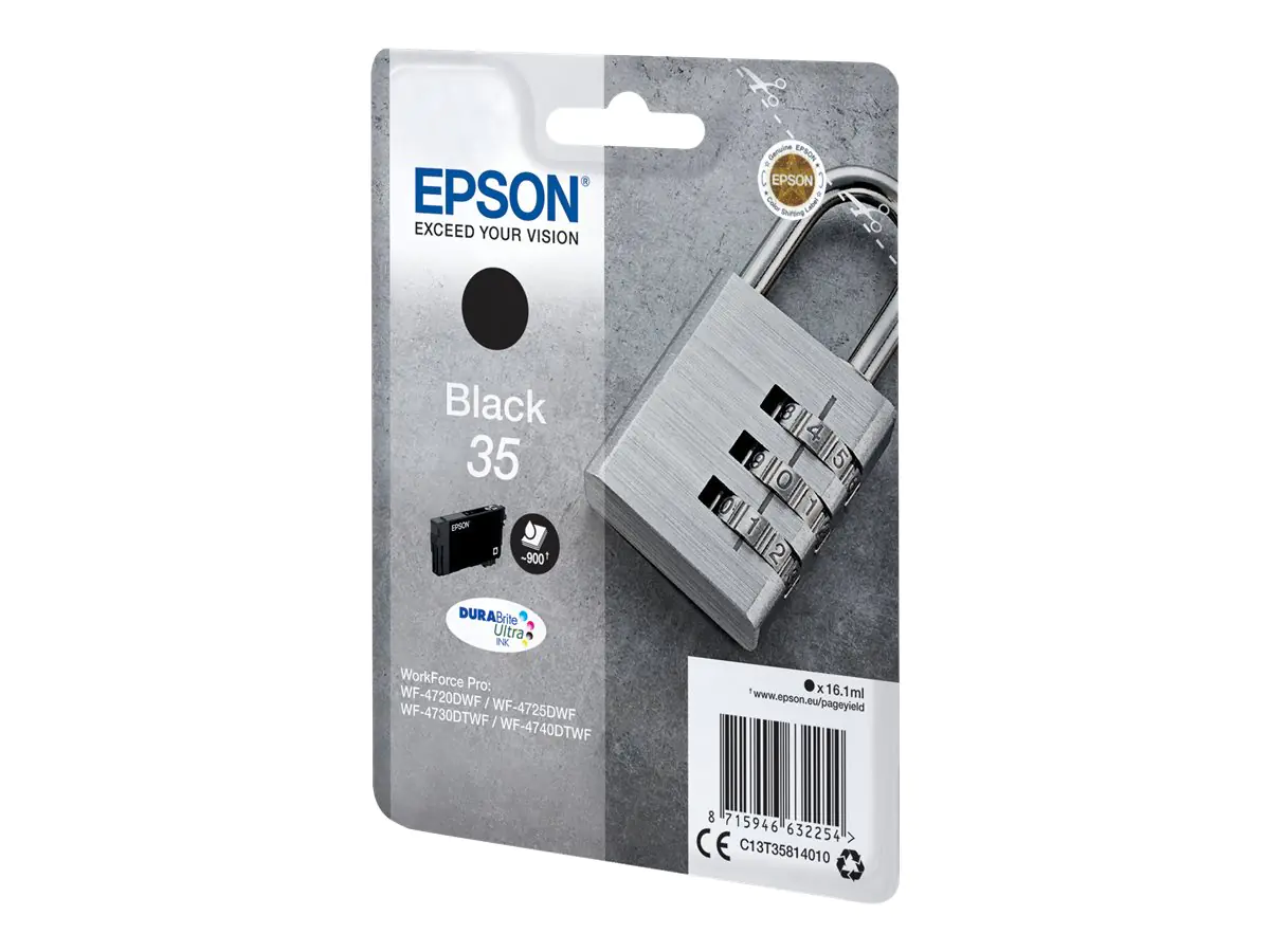 Epson 35 - 16.1 ml - Schwarz - original - Blister C13T35814020