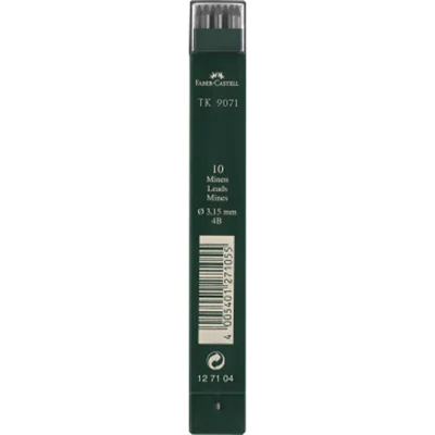 Faber-Castell Fallmine TK 9071 127104 3,15mm 4B 10 St./Pack. Faber-Castell Fallmine TK 9071 127104 3,15mm 4B 10 St./Pack.