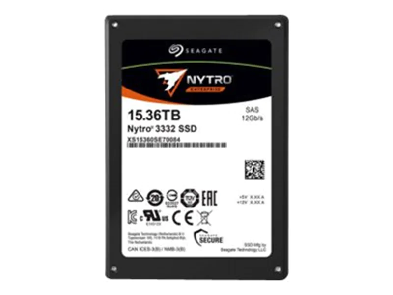 Seagate Nytro 3350 XS15360SE70045 - SSD - Scaled Endurance - 15.36 TB - intern - 2.5" (6.4 cm) - SAS 12Gb/s Seagate Nytro 3350 XS15360SE70045 - SSD - Scaled Endurance - 15.36 TB - intern - 2.5" (6.4 cm) - SAS 12Gb/s