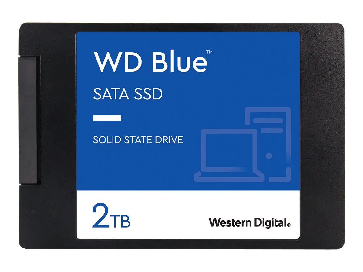 WD Blue 3D NAND SATA SSD WDS200T2B0A - 2 TB SSD - intern - 2.5" (6.4 cm) - SATA 6Gb/s