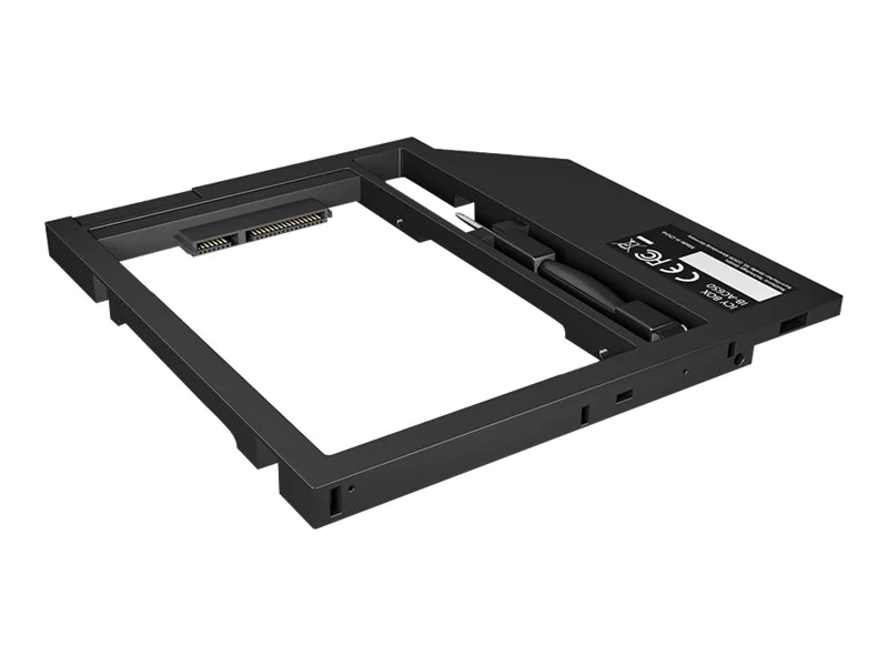 RaidSonic ICY BOX IB-AC649 - Träger für Speicherlaufwerk (Caddy) - 2.5" (6.4 cm) - mSATA - Schwarz