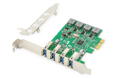 DIGITUS 4-Port USB 3.0 PCI Express Add-On Karte DS-30226