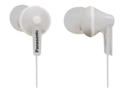 Panasonic RP-HJE125E-W - Ergofit - Ohrhörer - im Ohr - kabelgebunden - 3,5 mm Stecker - weiß