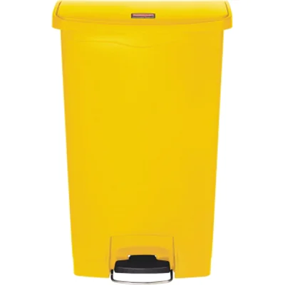 Rubbermaid Tretabfalleimer Slim Jim 1883577 Kunststoff 68l gelb