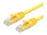 VALUE - Patch-Kabel - RJ-45 (M) zu RJ-45 (M) - 50 cm - UTP - CAT 6 - halogenfrei, ohne Haken, verseilt - Gelb