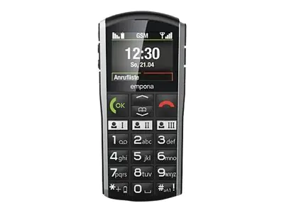 EmporiaSIMPLICITY V27 - Feature Phone - RAM 32 MB / Interner Speicher 64 MB - LCD-Anzeige - 220 x 176 Pixel - Schwarz