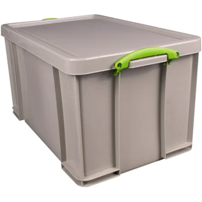 Really Useful Box Aufbewahrungsbox Recycling 71 x 38 x 44 cm (B x H x T) 84l Polypropylen, 100 % recycelt taubengrau Really Useful Box Aufbewahrungsbox Recycling 71 x 38 x 44 cm (B x H x T) 84l Polypropylen, 100 % recycelt taubengrau