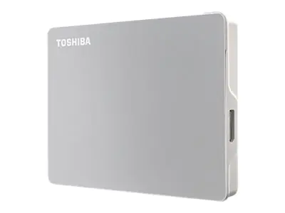 Toshiba Canvio Flex - Festplatte - 4 TB - extern (tragbar) - 2.5" (6.4 cm) - USB 3.2 Gen 1 - Silber