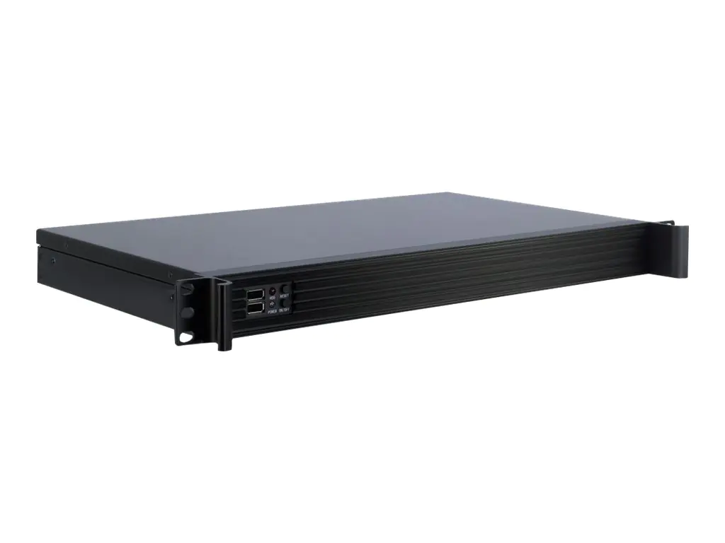 Inter-Tech K-126L - Rack-Montage - 1U - Mini-ITX - ohne Netzteil (FlexATX) - USB