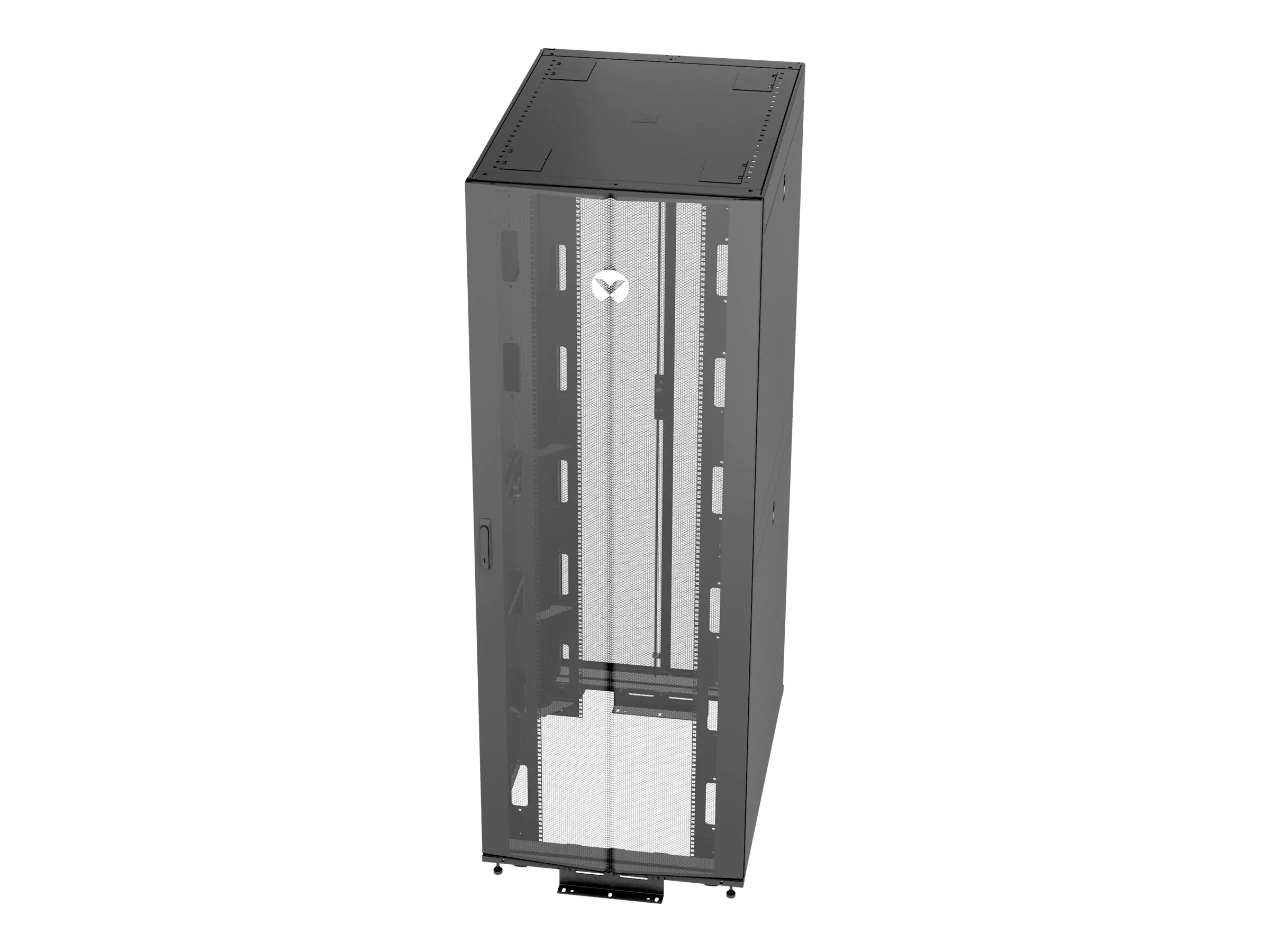 Vertiv VR - Schrank Netzwerkschrank - Schwarz, RAL 7021 - 48U - 48.3 cm (19")
