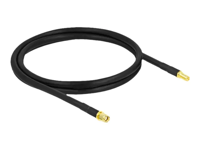 Delock Antennenkabel - RP-SMA Stecker zu RP-SMA Gefäß