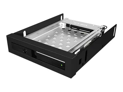 ICY BOX IB-2217StS - Mobiles Speicher-Rack - 2.5" (6.4 cm) - Schwarz