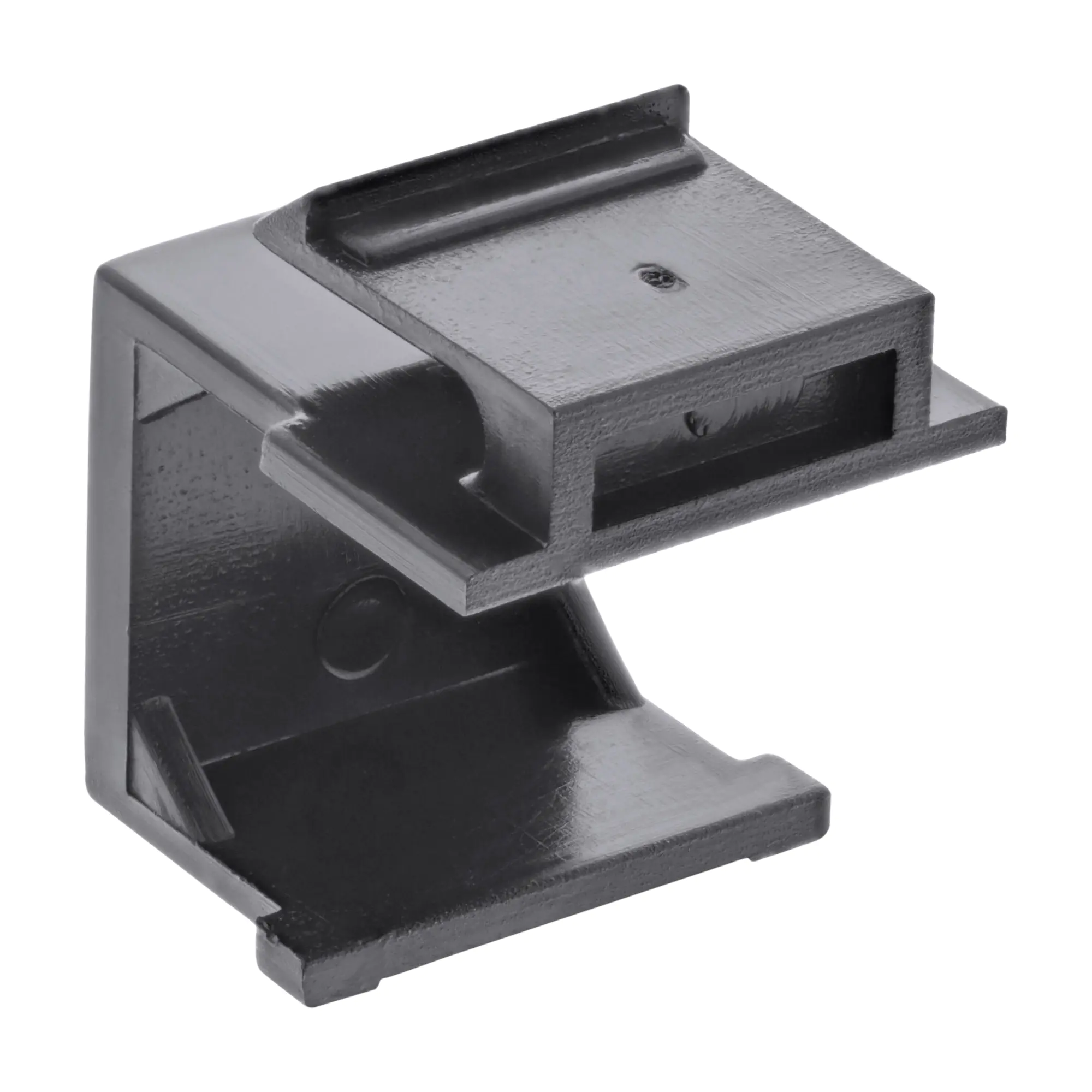 InLine Keystone SNAP-In dummy cover for module slot - Modulare Einrastblindplatte - Schwarz (Packung mit 10)