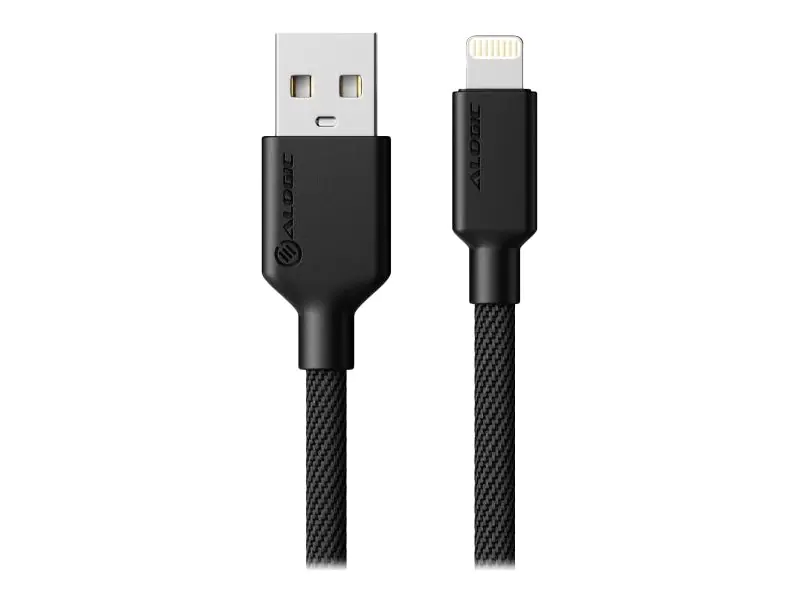 ALOGIC Elements Pro - Lightning-Kabel - USB männlich zu Lightning männlich - 2 m - Schwarz ALOGIC Elements Pro - Lightning-Kabel - USB männlich zu Lightning männlich - 2 m - Schwarz