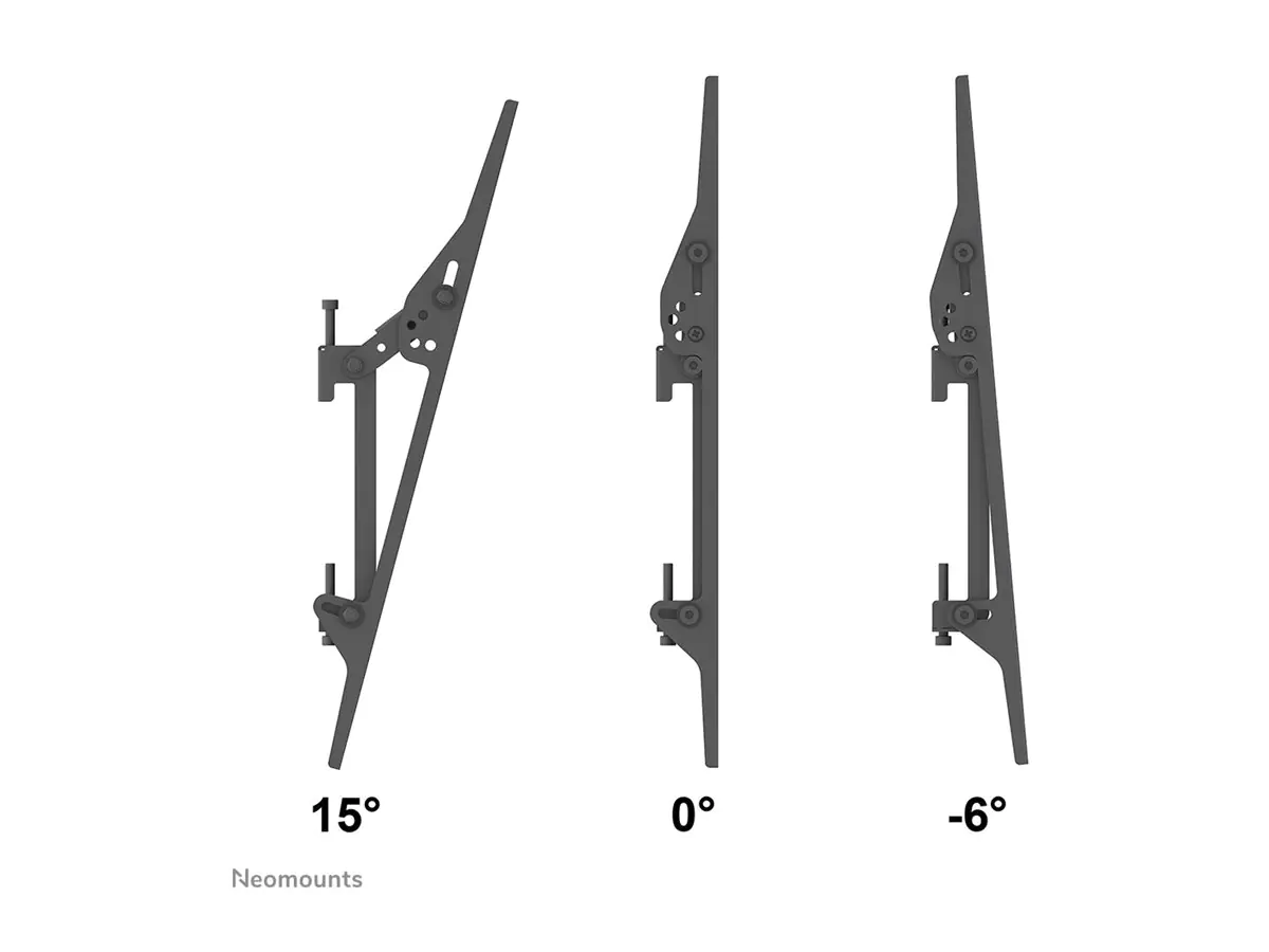 Neomounts by Newstar Pro NMPRO-WMB4 - Klammer - für 4 LCD-Anzeigen - Schwarz - Bildschirmgröße: 81.3-139.7 cm (32"-55") - Wandmontage