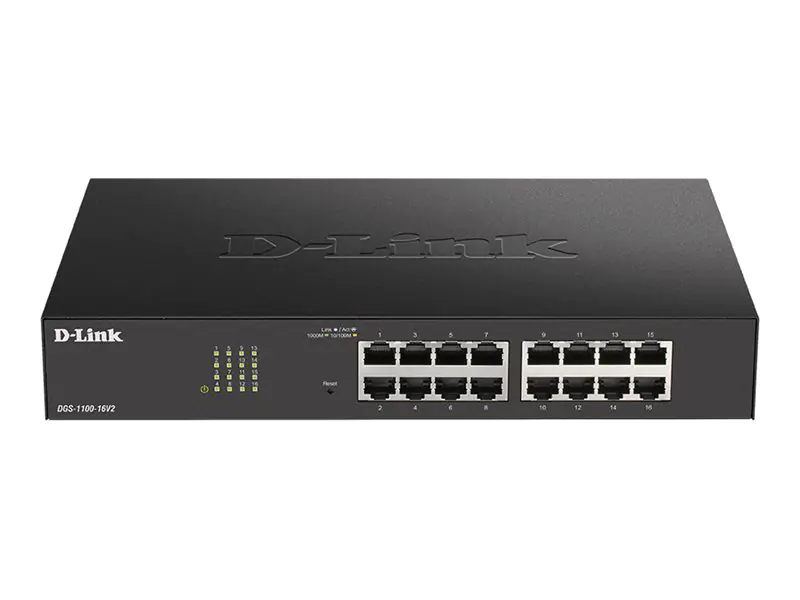 D-Link DGS 1100-16V2 - Switch - Smart - 16 x 10/100/1000 DGS-1100-16V2/E