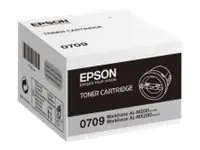 Epson 0709 - Schwarz - Original - Tonerpatrone - für WorkForce AL-M200DN, AL-M200DN Double pack bundle ETD, AL-M200DW, AL-MX200DNF, AL-MX200DWF