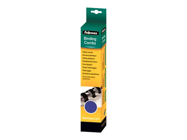 Fellowes Plastikbinderücken 5330102 A4 6mm blau 25St. Fellowes Plastikbinderücken 5330102 A4 6mm blau 25St.