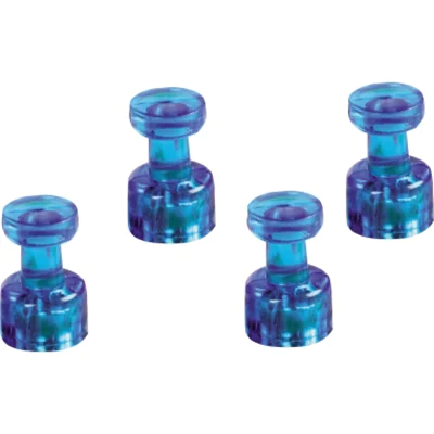 magnetoplan Magnet Memohalter 1666114 dunkelblau 4 St./Pack. magnetoplan Magnet Memohalter 1666114 dunkelblau 4 St./Pack.