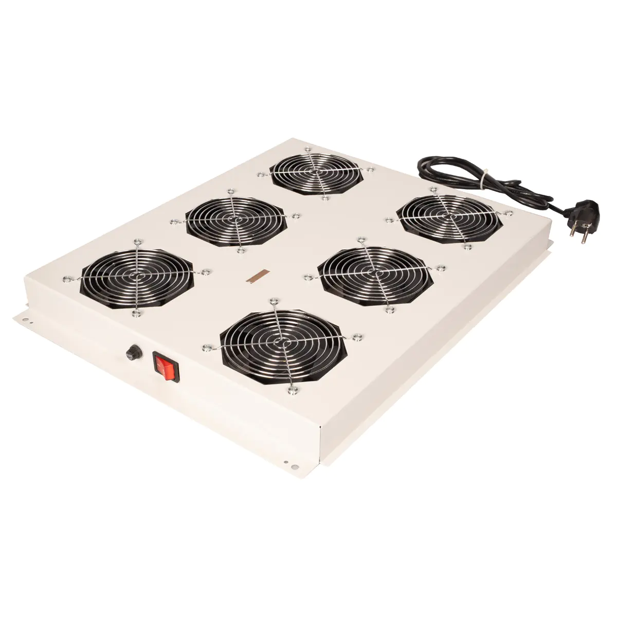 Roline - Rack - Lüfter Kit - with 6 fans - Dach - Hellgrau, RAL 7035 - 48.3 cm (19") - für P/N: 26.21.0045