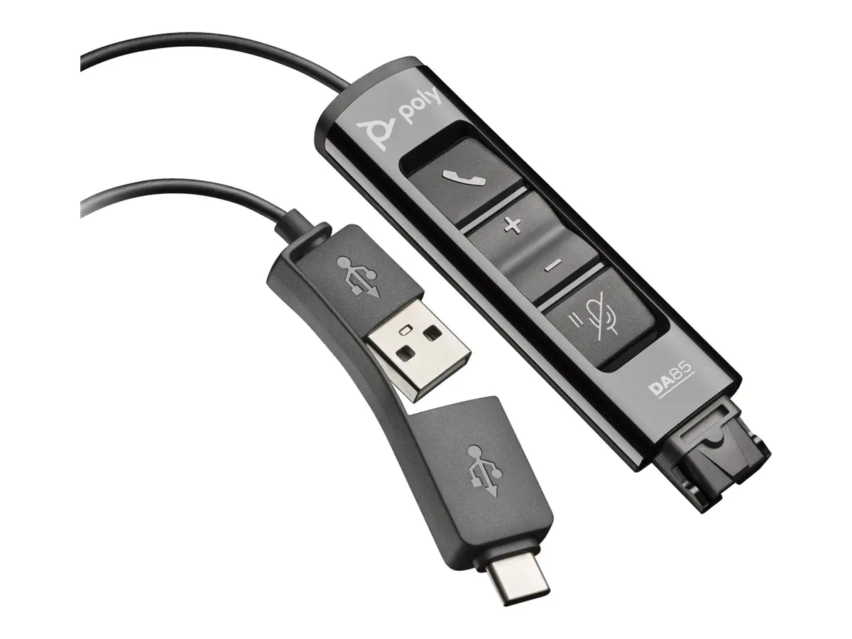 Poly DA75 - Soundkarte - USB-C / USB-A - für Victus by HP Laptop 16; Laptop 14, 15, 17; Pavilion Plus Laptop 14, 16 Poly DA75 - Soundkarte - USB-C / USB-A - für Victus by HP Laptop 16; Laptop 14, 15, 17; Pavilion Plus Laptop 14, 16