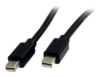StarTech 1m Mini DisplayPort Kabel 1.2 - MiniDP 4k zu MDP - Stecker/Stecker - Schwarz - DisplayPort-Kabel - Mini DisplayPort (M) zu Mini DisplayPort (M) - 1 m - Schwarz