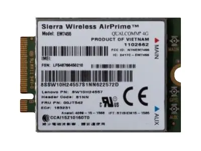 Lenovo ThinkPad EM7455 4G Mobile Broadband - Drahtloses Mobilfunkmodem