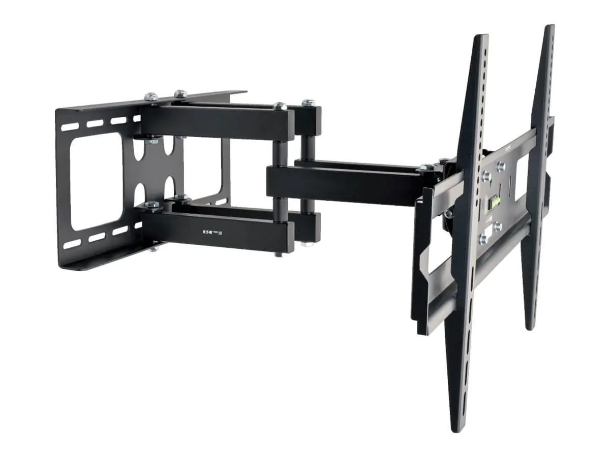 Eaton Tripp Lite Series Display TV Wall Monitor Mount Swivel/Tilt 37" to 70" TVs / EA / Flat-Screens - Klammer - für Flachbildschirm - Stahl - Schwarz - Bildschirmgröße: 94.1-178 cm (37"-70") - Wandmontage