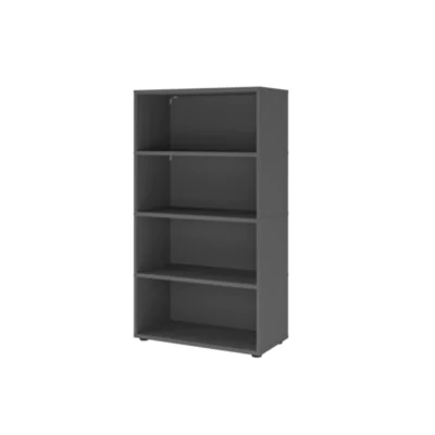 Hammerbacher Regal FlexWall 800 x 1.452 x 400 mm (B x H x T) 28kg Holz graphit