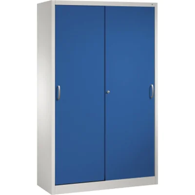 C+P Schwerlastschrank 2059002S10007 Schiebetür 1950x1200x500mm lgr/ebl