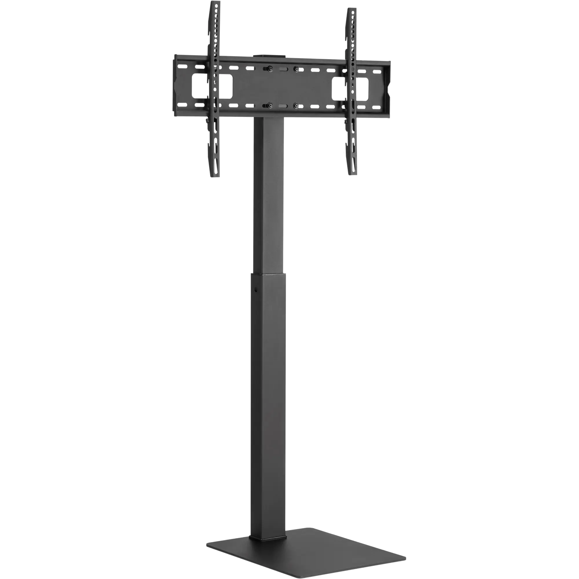 InLine - Aufstellung - Super Slim - für LED-Display - höhenverstellbar, max. 40 kg - Kunststoff, Stahl - Fine Texture Black - Bildschirmgröße: 94-178 cm (37"-70") - Bodenaufstellung