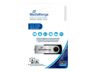 MediaRange USB Flexi-Drive - USB-Flash-Laufwerk - 32 GB - USB 2.0 MediaRange USB Flexi-Drive - USB-Flash-Laufwerk - 32 GB - USB 2.0