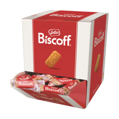 Lotus Gebäck Biscoff 18639 Spender 150 St./Pack. Lotus Gebäck Biscoff 18639 Spender 150 St./Pack.