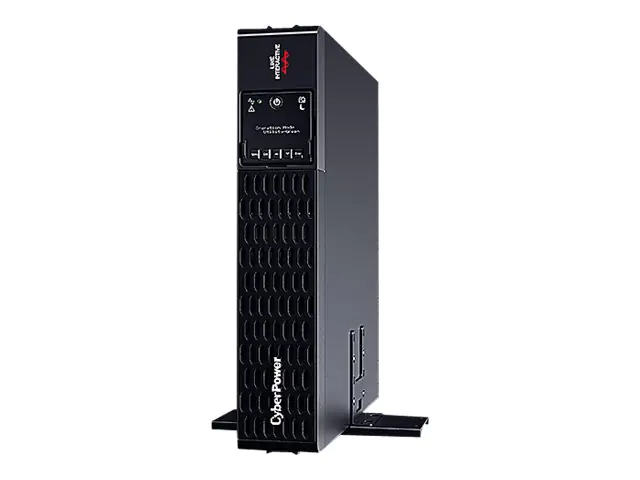 CyberPower Smart App Professional Rackmount Series PR2000ERT2U - USV (in Rack montierbar/extern) - Wechselstrom 220/230/240 V - 2000 Watt - 2000 VA - RS-232, USB - Ausgangsanschlüsse: 8 - 2U - Schwarz