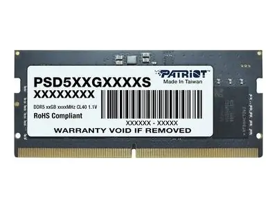 PATRIOT Memory Signature PSD532G48002S - 32 GB - 1 x 32 GB - DDR5 - 4800 MHz - 262-pin SO-DIMM